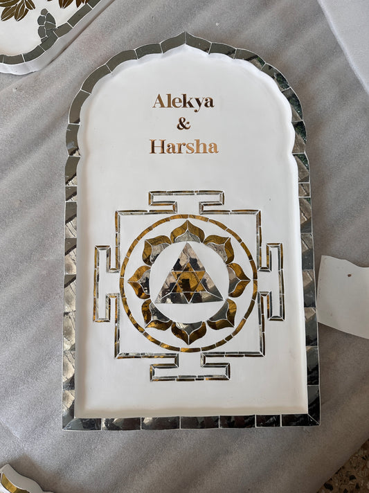 Ganesh Yantra Nameplate - Large