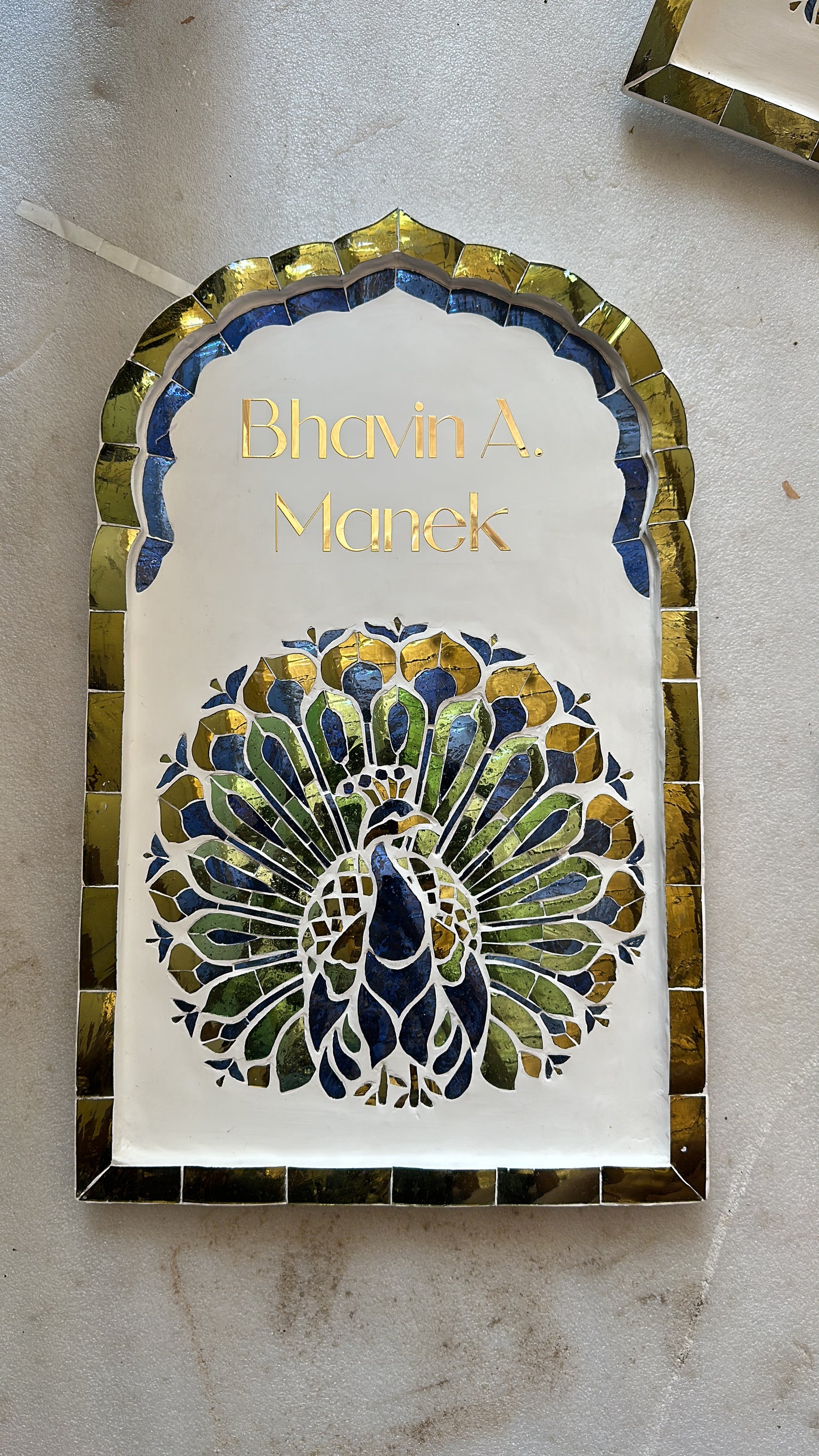 Mayura Nameplate - Medium