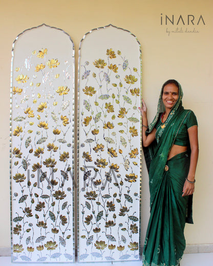 Lotus Bloom Temple Backdrop (Goa Home)