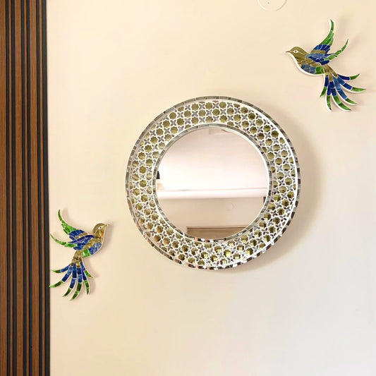 Geometric Thikri Wall Mirror