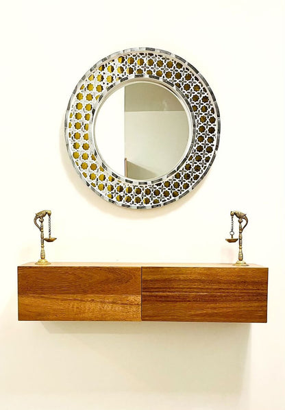 Geometric Thikri Wall Mirror