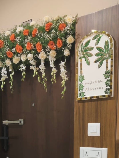 Banana Leaf Nameplate - Medium