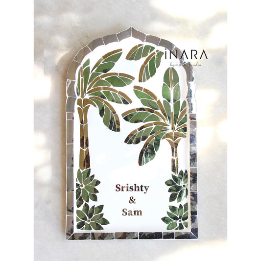 Banana Leaf Nameplate - Small