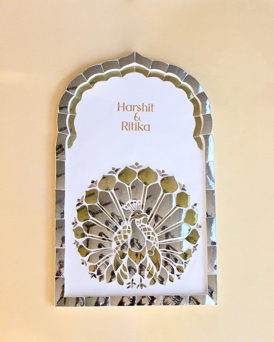Mayura Nameplate (Gold & Silver) - Medium