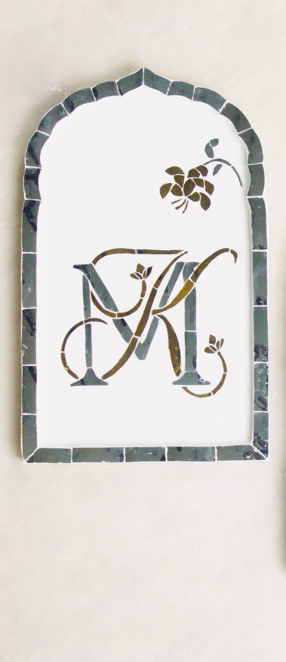 Monogram Nameplate - Small