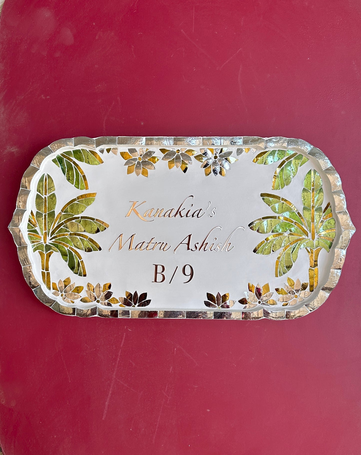 Tropical Bloom Nameplate