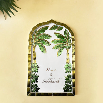 Banana Leaf Nameplate - Medium