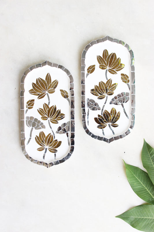 Lotus Bloom Mehrab (Set of 2)