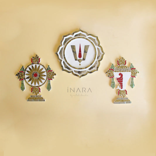 Trinity of Vishnu - Shanku Chakra Namam